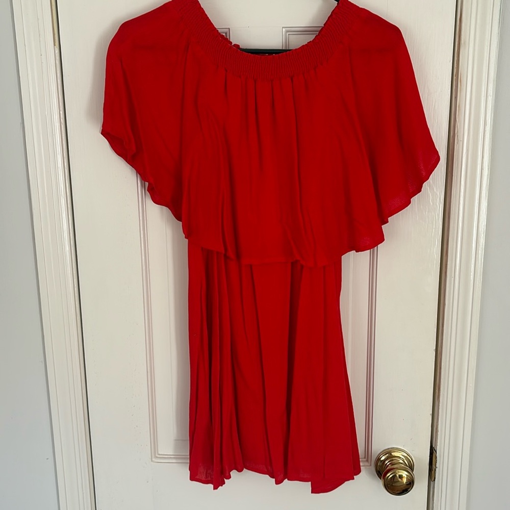Red dress